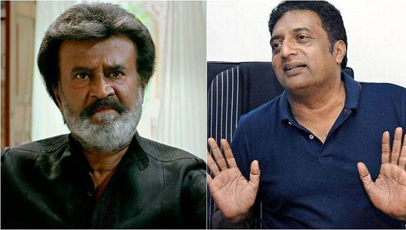 'ಕಾವೇರಿ' ಕುರಿತ ರಜನಿಕಾಂತ್ ಹೇಳಿಕೆ ನೋವು ತಂದಿದೆ, ಕಾಳಾ ಚಿತ್ರದ ನಿಷೇಧ ಸರಿಯಲ್ಲ: ಪ್ರಕಾಶ್ ರೈ
