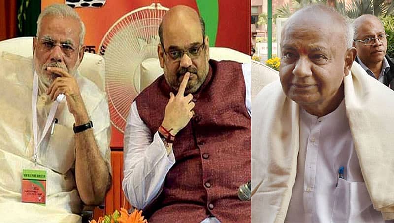 ಪ್ರಧಾನಿ ಮೋದಿ, ಅಮಿತ್ ಶಾ ಗಿಂತ 'ಜ್ಯಾತ್ಯಾತೀತ' ಹೆಚ್ ಡಿ ದೇವೇಗೌಡ ಉತ್ತಮ: 'ಸಾಮ್ನಾ'ದಲ್ಲಿ ಶಿವಸೇನೆ