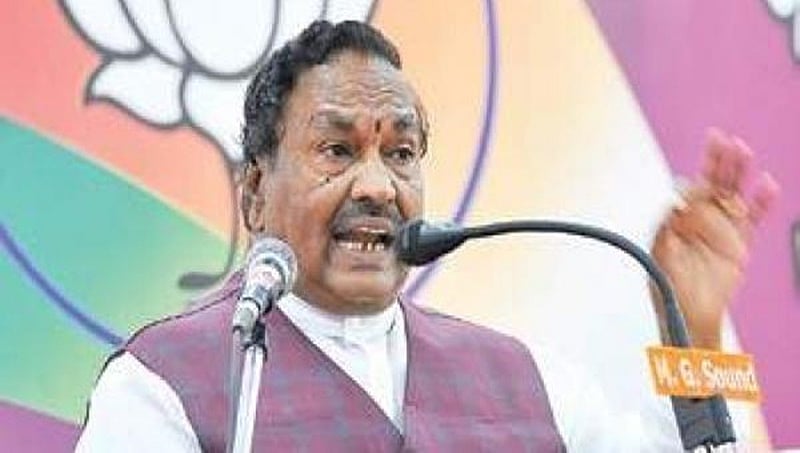 ಅತೃಪ್ತ ಕಾಂಗ್ರೆಸ್ ಶಾಸಕರು ಬಿಜೆಪಿಗೆ ಬನ್ನಿ, ಮೋದಿಯವರ ರಾಷ್ಟ್ರ ನಿರ್ಮಾಣ ಕಾರ್ಯಕ್ಕೆ ಕೈಜೋಡಿಸಿ: ಕೆಎಸ್ ಈಶ್ವರಪ್ಪ