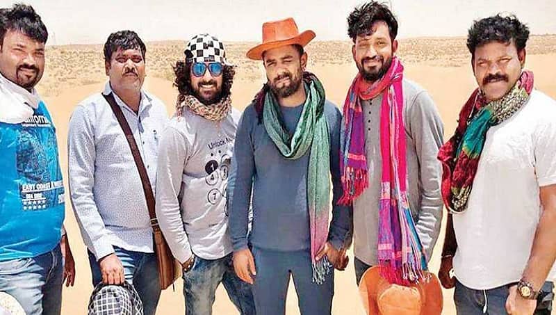 ರಾಜಸ್ತಾನದ ಮರುಭೂಮಿಯಲ್ಲಿ ಫೋಟೋ ಶೂಟ್ ಮೂಲಕ 'ಭರಾಟೆ' ಆರಂಭ!