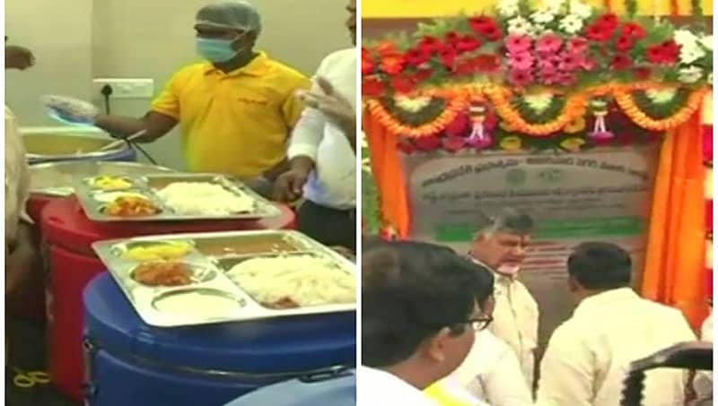5 ರು. ಗೆ ಊಟ, ತಿಂಡಿ ನೀಡುವ 'ಅಣ್ಣಾ ಕ್ಯಾಂಟೀನ್' ಉದ್ಘಾಟಿಸಿದ ಆಂಧ್ರ ಸಿಎಂ