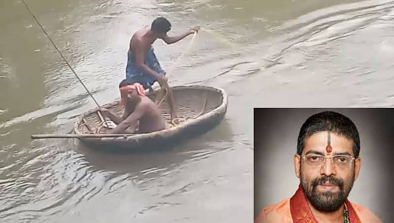 ಶಿರೂರು ಶ್ರೀ ಅಸಹಜ ಸಾವು ಪ್ರಕರಣ: ನಾಪತ್ತೆಯಾಗಿದ್ದ ಮಠದ ಸಿಸಿಟಿವಿ ಡಿವಿಆರ್ ಸ್ವರ್ಣಾ ನದಿಯಲ್ಲಿ ಪತ್ತೆ!