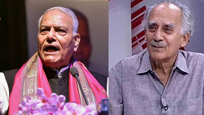 ಕೇಂದ್ರ ಸಚಿವರಿಗೆ ಏನೂ ಕೆಲಸ ಇಲ್ಲ, ಎಲ್ಲಾ ನಿರ್ಧಾರ ಪ್ರಧಾನಿಯದ್ದು: ಅರುಣ್ ಶೌರಿ, ಯಶ್ವಂತ್ ಸಿನ್ಹಾ!