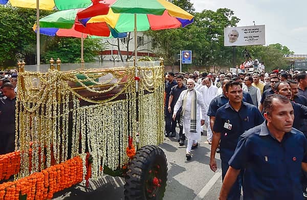 ಅಟಲ್ ಜೀ ಅಂತಿಮ ಯಾತ್ರೆಯ ಚಿತ್ರಗಳು