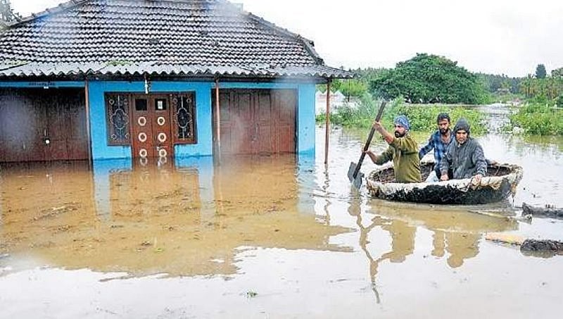 ಕೊಡಗು: ತಗ್ಗಿದ ಮಳೆ; ರಕ್ಷಣೆ, ಪರಿಹಾರ ಕಾರ್ಯ ಬಿರುಸು