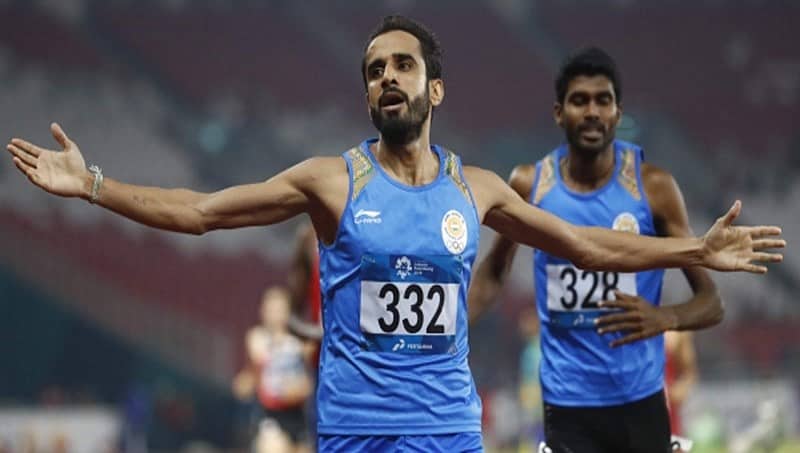 ಏಷ್ಯನ್ ಗೇಮ್ಸ್ 2018: 800 ಮೀಟರ್ ಓಟದಲ್ಲಿ ಮನ್ಜೀತ್ ಸಿಂಗ್ ಗೆ ಚಿನ್ನ; ಜಾನ್ಸನ್ ಗೆ ಬೆಳ್ಳಿ
