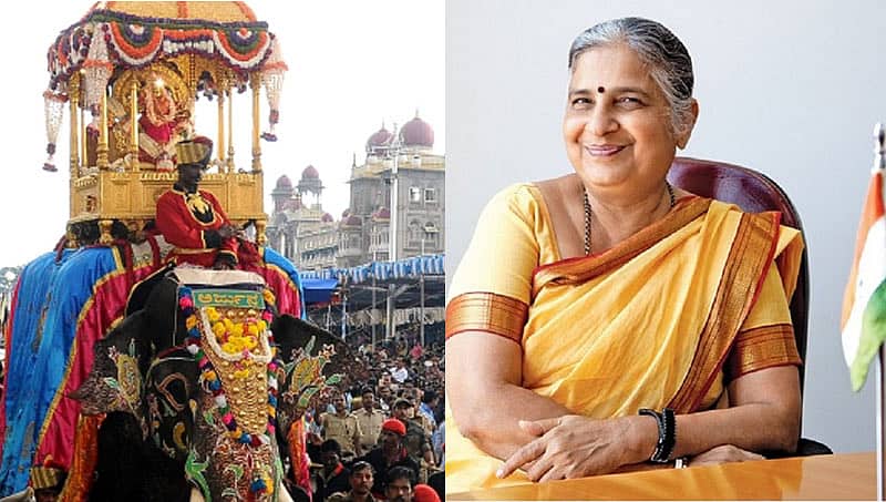 ದಸರಾ 2018ಕ್ಕೆ ಸುಧಾ ಮೂರ್ತಿ ಚಾಲನೆ: ಸಿಎಂ ಕುಮಾರಸ್ವಾಮಿ