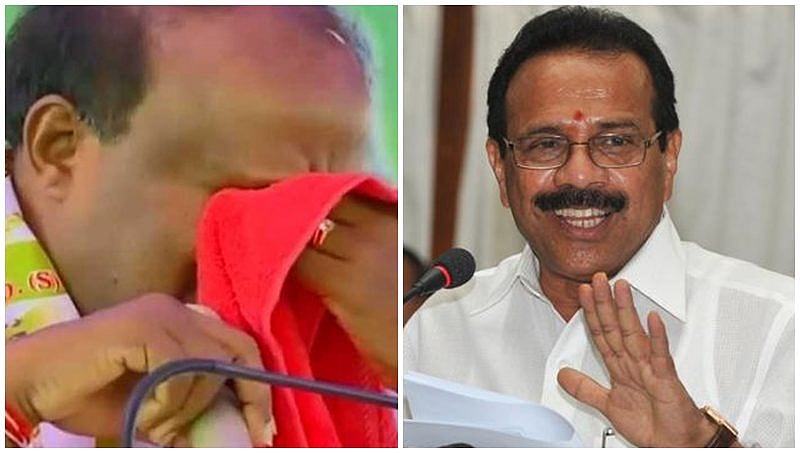 ಕರ್ಚೀಫ್ ಒದ್ದೆಯಾಗುವವರೆಗೂ ಅಳಬೇಕೆ: ಎಚ್ ಡಿಕೆ ಕಣ್ಣೀರಿನ ಬಗ್ಗೆ ಡಿವಿಎಸ್ ವ್ಯಂಗ್ಯ!