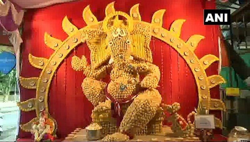 ಇದೋ ನೋಡಿ ಪಾನಿಪುರಿ ಗಣಪತಿ!