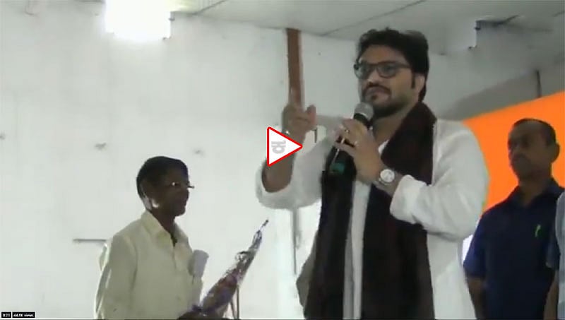 ನಿನ್ನ ಕಾಲು ಮುರಿದು, ವೀಲ್ ಚೇರ್ ಕೊಡುತ್ತೇನೆ: ಅಂಗವಿಕಲರ ಕಾರ್ಯಕ್ರಮದಲ್ಲಿ ಕೇಂದ್ರ ಸಚಿವನ ದರ್ಪ!