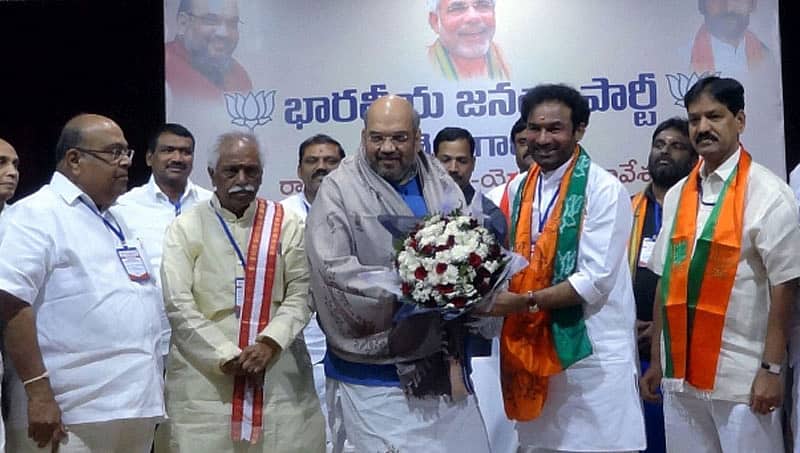 ತೆಲಂಗಾಣ: 'ಅವಧಿ ಪೂರ್ವ ಚುನಾವಣೆಗೆ ಸಿದ್ಧರಾಗಿ', ಬಿಜೆಪಿ ಕಾರ್ಯಕರ್ತರಿಗೆ ಅಮಿತ್ ಶಾ ಸೂಚನೆ