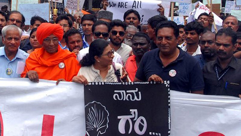 ವಿಚಾರವಾದಿಗಳ ಹತ್ಯೆ ವಿಚಾರದಲ್ಲಿ ಮೋದಿ ಮೌನದ ಹಿಂದೆ ರಾಕ್ಷಸ ಅಡಗಿದ್ದಾನೆ: ಪ್ರಕಾಶ್ ರೈ
