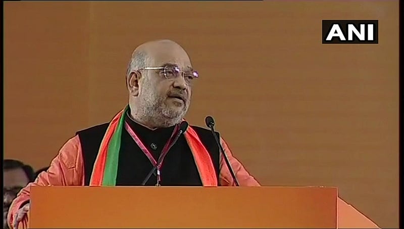 ವಿಶ್ವದಲ್ಲಿ ಮೋದಿಯಂತೆ ಪ್ರಸಿದ್ಧ ನಾಯಕರು ಬೇರೆ ಇಲ್ಲ, ಮಂದಿರ ನಿರ್ಮಾಣಕ್ಕೆ ಕಾಂಗ್ರೆಸ್ ಅಡ್ಡಗಾಲು: ಅಮಿಶ್ ಶಾ