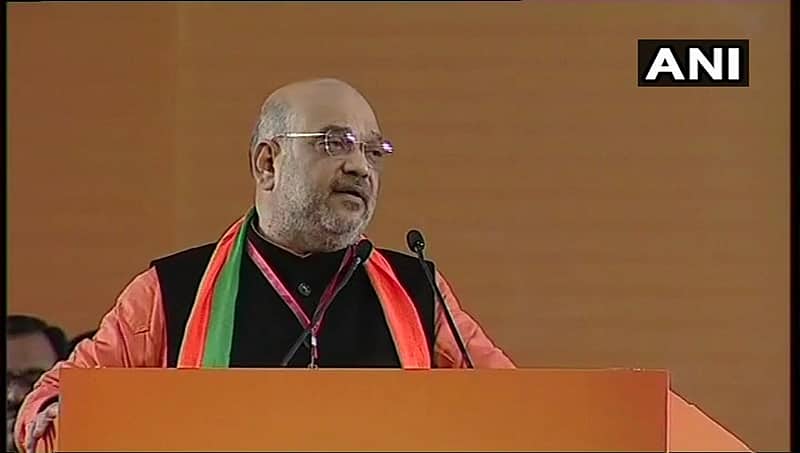 ವಿಶ್ವದಲ್ಲಿ ಮೋದಿಯಂತೆ ಪ್ರಸಿದ್ಧ ನಾಯಕರು ಬೇರೆ ಇಲ್ಲ, ಮಂದಿರ ನಿರ್ಮಾಣಕ್ಕೆ ಕಾಂಗ್ರೆಸ್ ಅಡ್ಡಗಾಲು: ಅಮಿಶ್ ಶಾ