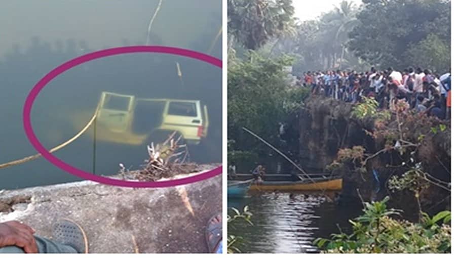 ಮಂಗಳೂರು: ಸೇತುವೆಯಿಂದ ನದಿಗುರುಳಿದ ಬೊಲೆರೋ, ಮಹಿಳೆ ಸಾವು