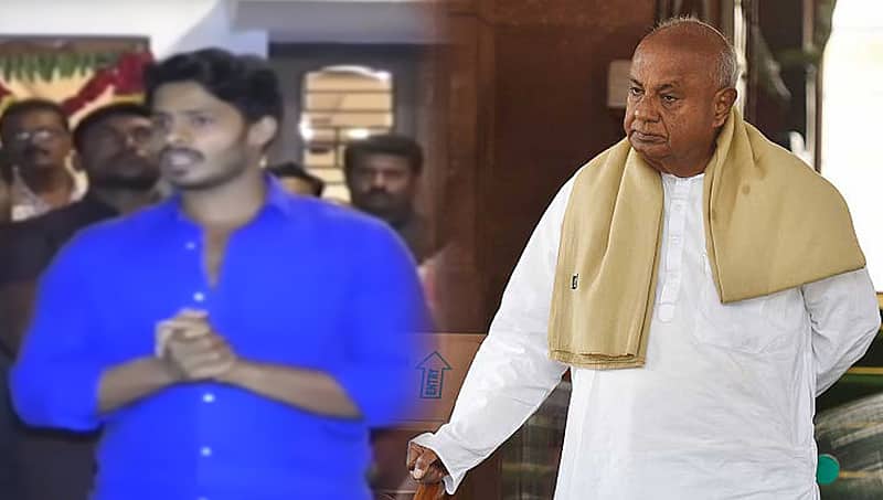 ಮಂಡ್ಯದಲ್ಲಿ ಎಚ್ ಡಿ ದೇವೇಗೌಡರ ಸ್ಪರ್ಧೆ: ಬೆಂಬಲಿಗರ ಸಭೆಯಲ್ಲಿ ನಿಖಿಲ್ ಹೇಳಿದ್ದೇನು?