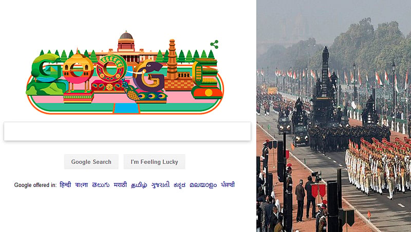 70ನೇ ಗಣರಾಜ್ಯೋತ್ಸವ ಸಂಭ್ರಮ: ಕಲರ್ ಫುಲ್ ಡೂಡಲ್ ಮೂಲಕ ಗೂಗಲ್ ಗೌರವ