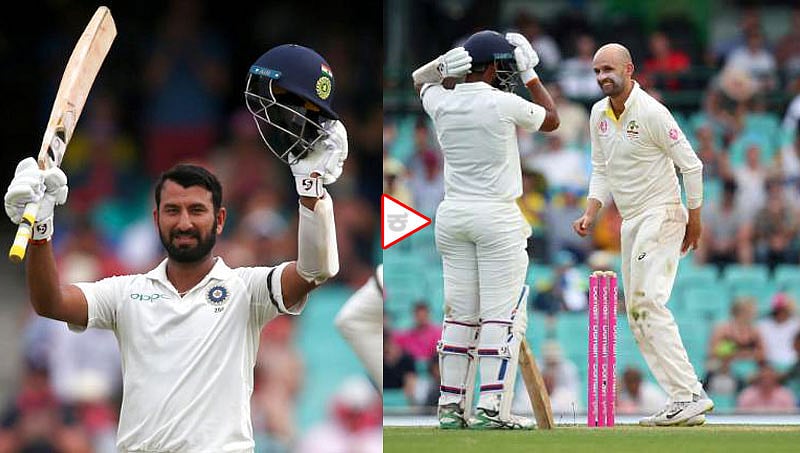 ನಿನಗಿನ್ನೂ ಬೋರ್ ಆಗಿಲ್ವಾ? ಪೂಜಾರ ಬ್ಯಾಟಿಂಗ್‍ ಕಂಡು ದಂಗಾದ ಲಿಯಾನ್