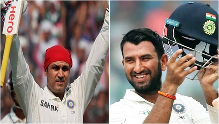 ಪೂಜಾರ ಮಿಸ್ ದ ಚಾನ್ಸ್! ಕೇವಲ 2 ರನ್ನಿಂದ ಸೆಹ್ವಾಗ್ ದಾಖಲೆ ಮಿಸ್, ಆ ದಾಖಲೆ ಯಾವುದು ಗೊತ್ತಾ?