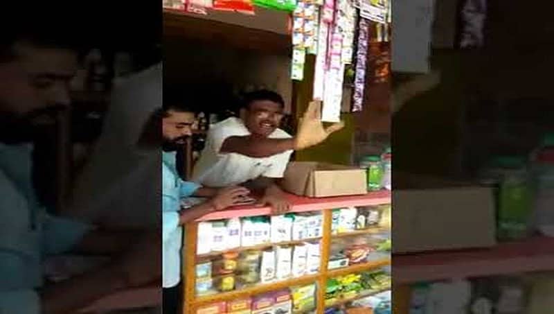 ಭಾರತ್ ಬಂದ್: ಅಂಗಡಿ ಮುಚ್ಚಿಸಲು ಬಂದವರಿಗೆ ಹಿಗ್ಗಾ-ಮುಗ್ಗಾ ಝಾಡಿಸಿದ ವ್ಯಾಪಾರಿ, ವಿಡಿಯೋ ವೈರಲ್!
