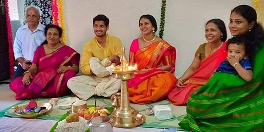 ಶ್ರುತಿ ಹರಿಹರನ್ ಪುತ್ರಿಗೆ ನಾಮಕರಣ: ಮಗಳು ಜಾನಕಿ ಫೋಟೊ ಪೋಸ್ಟ್ ಮಾಡಿದ ರಾಮ್