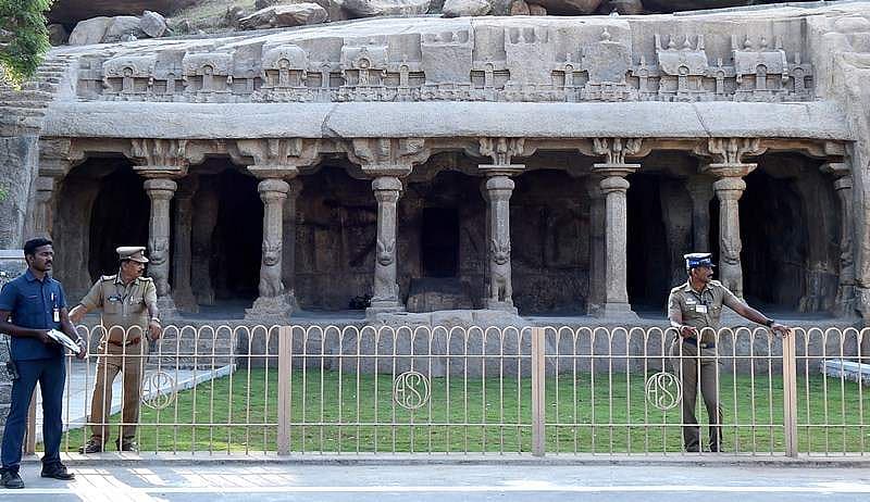 ಪ್ರಧಾನಿ ಮೋದಿ- ಚೀನಾ ಅಧ್ಯಕ್ಷ ಕ್ಸೀ ಜಿನ್ ಪಿಂಗ್ ಸ್ವಾಗತಕ್ಕೆ ಸಜ್ಜುಗೊಂಡ ಮಹಾಬಲಿಪುರಂ