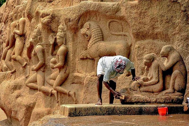 ಪ್ರಧಾನಿ ಮೋದಿ- ಚೀನಾ ಅಧ್ಯಕ್ಷ ಕ್ಸೀ ಜಿನ್ ಪಿಂಗ್ ಸ್ವಾಗತಕ್ಕೆ ಸಜ್ಜುಗೊಂಡ ಮಹಾಬಲಿಪುರಂ