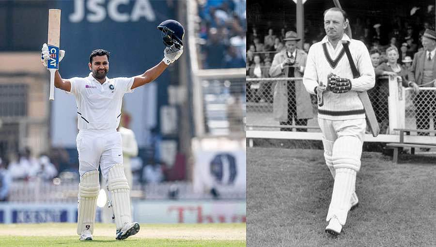 ಡಾನ್ ಬ್ರಾಡ್ಮನ್ ರ 71 ವರ್ಷಗಳ ಹಳೆಯ ದಾಖಲೆ ಕೊನೆಗೂ ನುಚ್ಚು ನೂರು ಮಾಡಿದ 'ಹಿಟ್ ಮ್ಯಾನ್' ರೋಹಿತ್