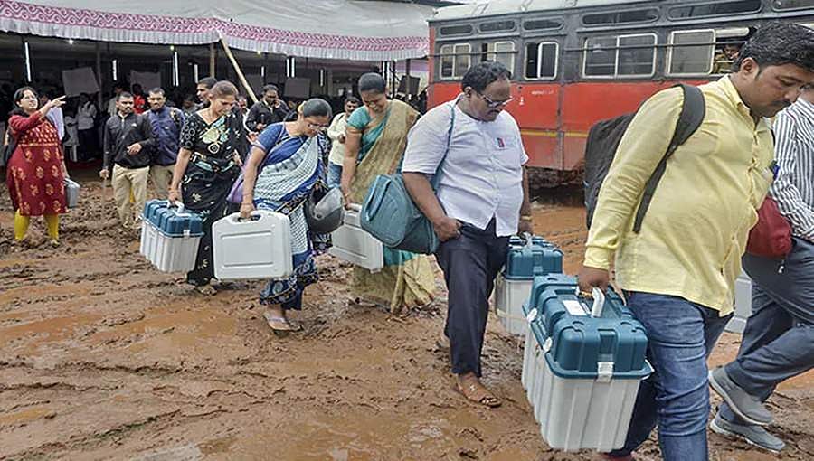 ಮತ ಎಣಿಕೆ ಕಾರ್ಯ:ಮಹಾರಾಷ್ಟ್ರ, ಹರ್ಯಾಣದಲ್ಲಿ ಮತ್ತೆ ಅಧಿಕಾರದತ್ತ ಬಿಜೆಪಿ ಚಿತ್ತ