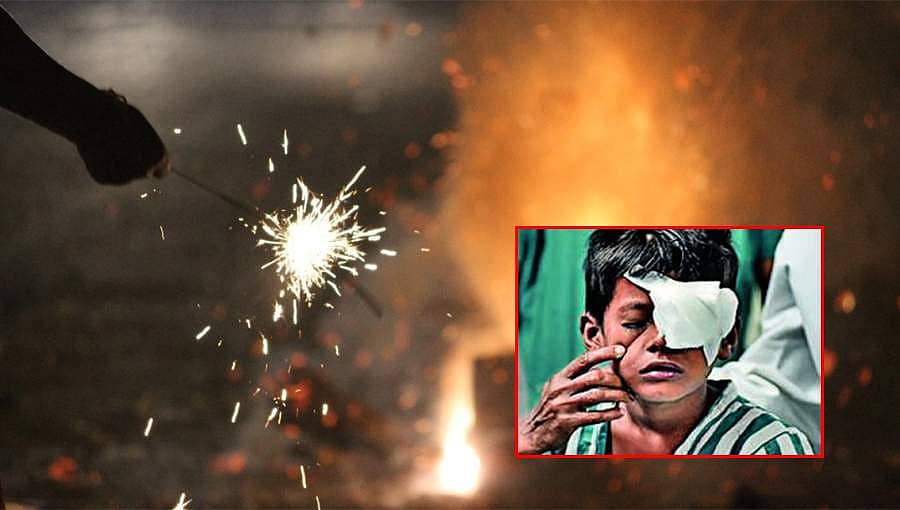 ಪಟಾಕಿ ಅಬ್ಬರಕ್ಕೆ 2 ದಿನದಲ್ಲಿ 40 ಮಕ್ಕಳಿಗೆ ಗಾಯ, 8 ಮಂದಿಯ ಕಣ್ಣಿಗೆ ಹಾನಿ