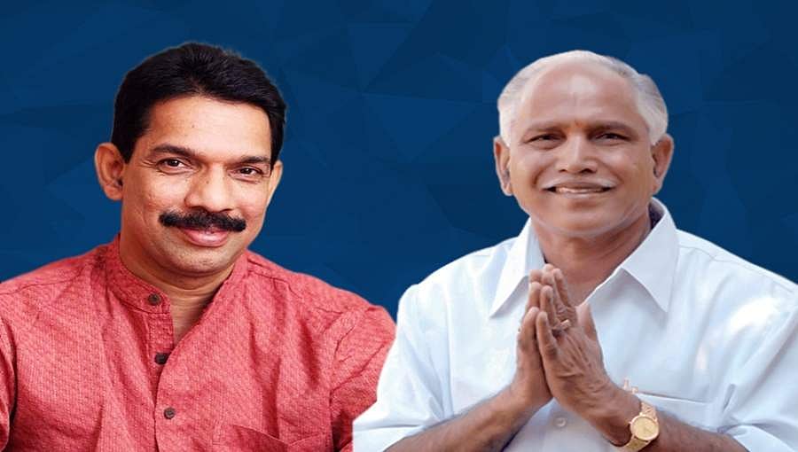ಉಪ ಚುನಾವಣೆ: ಯಡಿಯೂರಪ್ಪ, ಕಟೀಲ್ ಚರ್ಚೆ