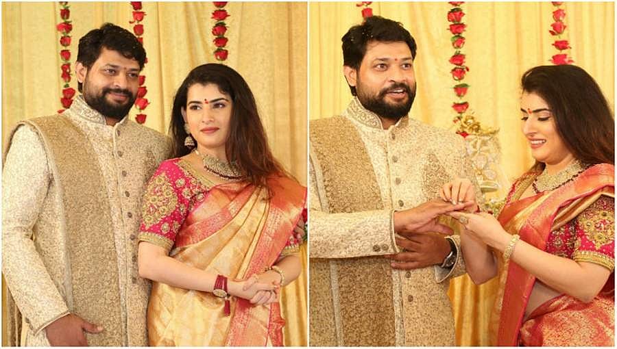 ಚಿತ್ರಲೇಖನ: ಗೆಳೆಯನ ಜತೆ 'ಆ ದಿನಗಳು' ಅರ್ಚನಾ ನಿಶ್ಚಿತಾರ್ಥ