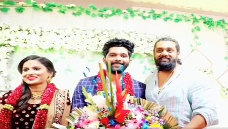 ಡಬ್ಸ್ಮಾಶ್ ಜೋಡಿಯ ಮದುವೆಗೆ ಬಂದ ಆಕ್ಷನ್ ಪ್ರಿನ್ಸ್ ಧ್ರುವ ಸರ್ಜಾ!