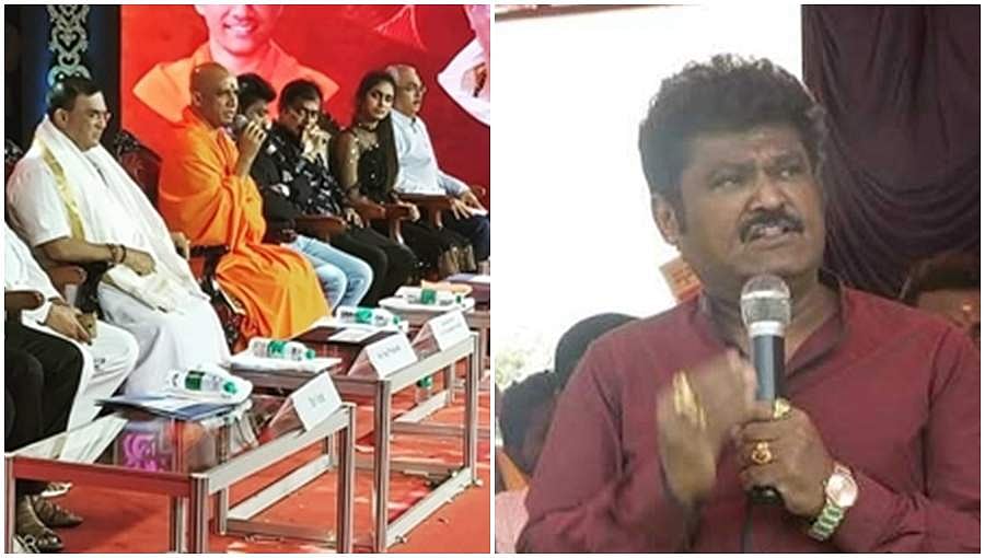 ವೇದಿಕೆಯಲ್ಲಿ ಕಣ್ಸನೆ ಬೆಡಗಿ ಪ್ರಿಯಾ ಪ್ರಕಾಶ್ ವಾರಿಯರ್: 'ನಟ ಜಗ್ಗೇಶ್ ಗರಂ!