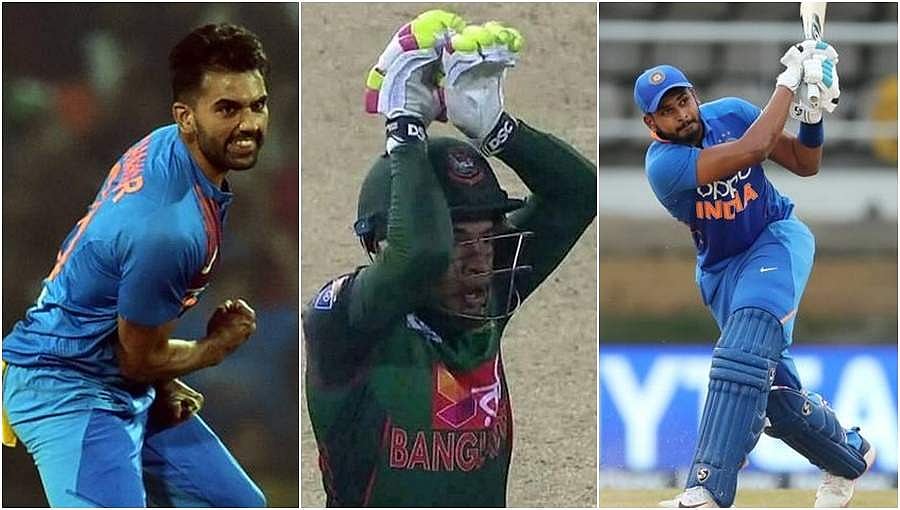ಬಾಂಗ್ಲಾದ ನಾಗಿನ್ ಡ್ಯಾನ್ಸ್ಗೆ 'ಪುಂಗಿ' ಊದಿದಾ ಚಹಾರ್ ಹ್ಯಾಟ್ರಿಕ್ ವಿಕೆಟ್ ಮತ್ತು ಶ್ರೇಯಸ್ ಹ್ಯಾಟ್ರಿಕ್ ಸಿಕ್ಸ್, ವಿಡಿಯೋ ವೈರಲ್!