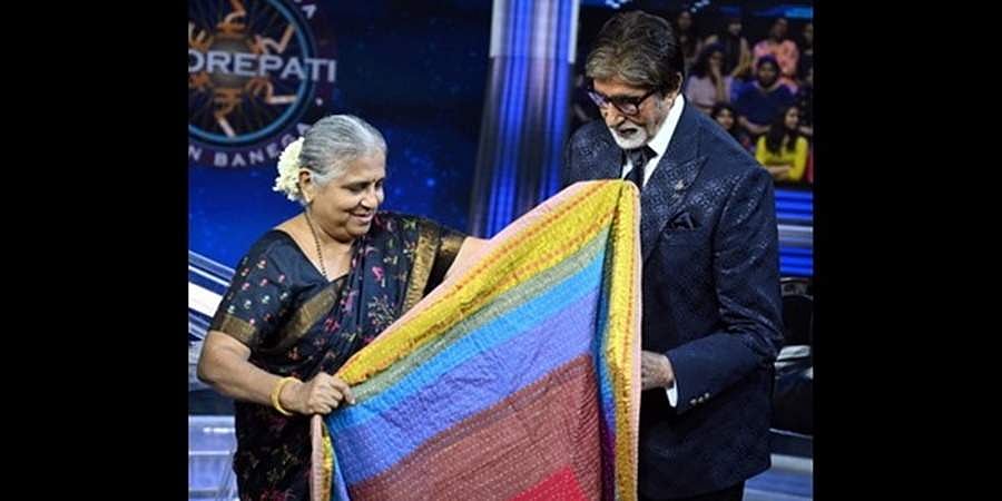 ಹಿಂದಿ ಕೆಬಿಸಿಯಲ್ಲಿ ಸುಧಾ ಮೂರ್ತಿ, ಬಿಗ್ ಬಿಗೆ ಸಿಕ್ತು ವಿಶೇಷ ಉಡುಗೊರೆ