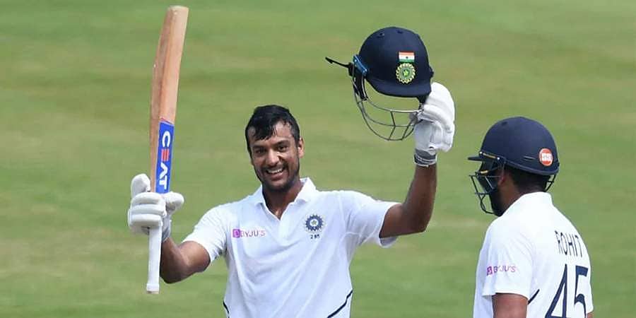 ಕನ್ನಡಿಗ ಮಯಾಂಕ್ ಅಬ್ಬರದ ದ್ವಿಶತಕ: ಭಾರತಕ್ಕೆ 343 ರನ್ ಮುನ್ನಡೆ