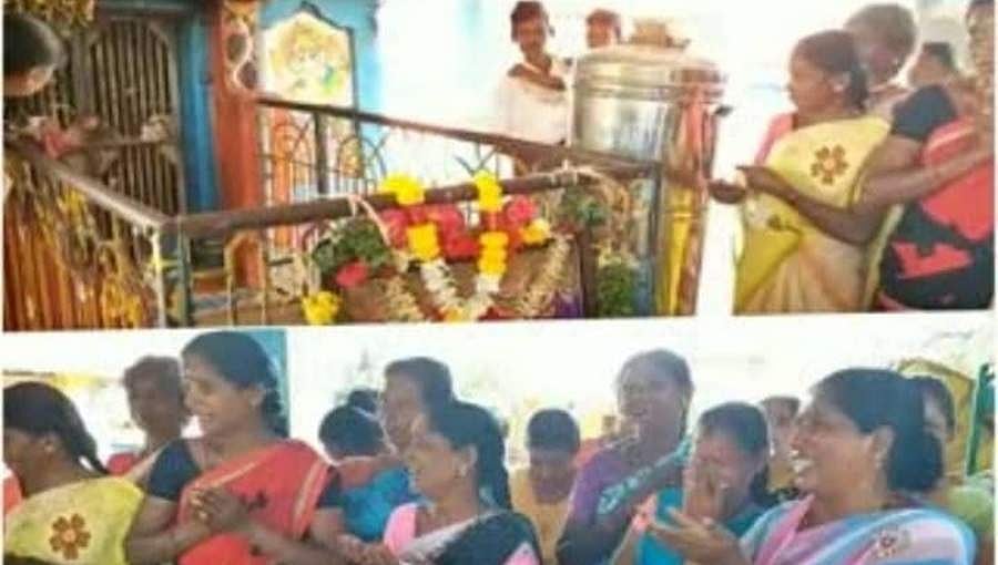 ಸುಳ್ವಾಡಿ ಮಾರಮ್ಮನ ದೇಗುಲದ ಬಾಗಿಲು ತೆರೆಯುವಂತೆ ಗೋಳಾಡಿದ ಭಕ್ತರು