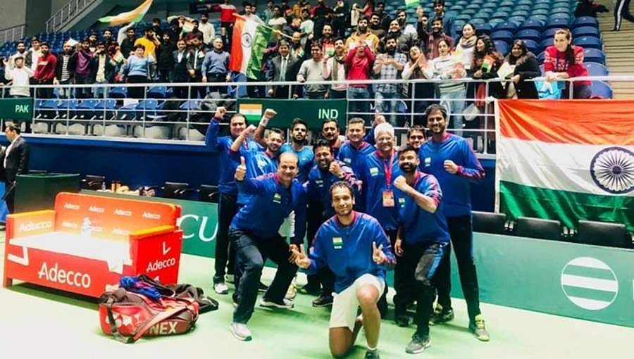 ಡೆವಿಸ್ ಕಪ್: ಪಾಕ್ ವಿರುದ್ಧ ಭಾರತಕ್ಕೆ 4-0 ಅಂತರದ ಅಮೋಘ ಜಯ