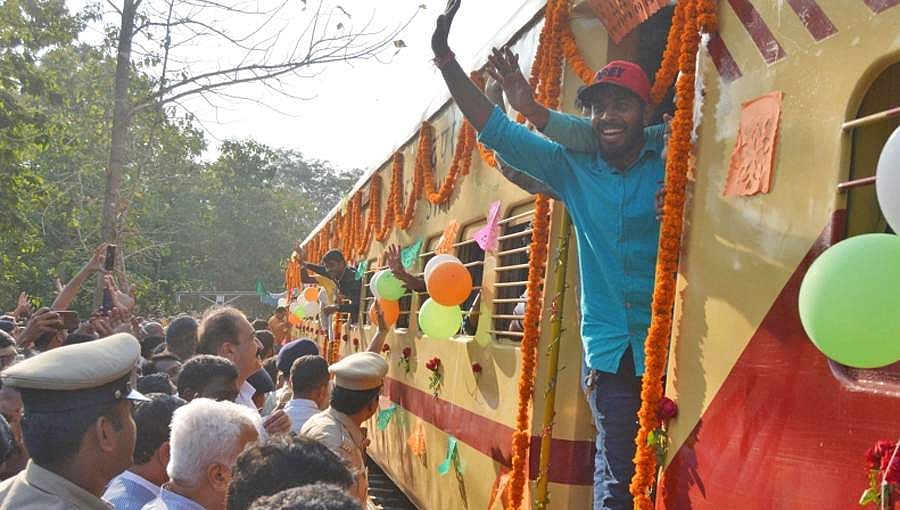 ಮೊದಲ ವಿಶ್ವ ಯುದ್ಧದ, 100 ವರ್ಷಗಳ ಇತಿಹಾಸದ ರೈಲು ಮಾರ್ಗಕ್ಕೆ ಚಾಲನೆ