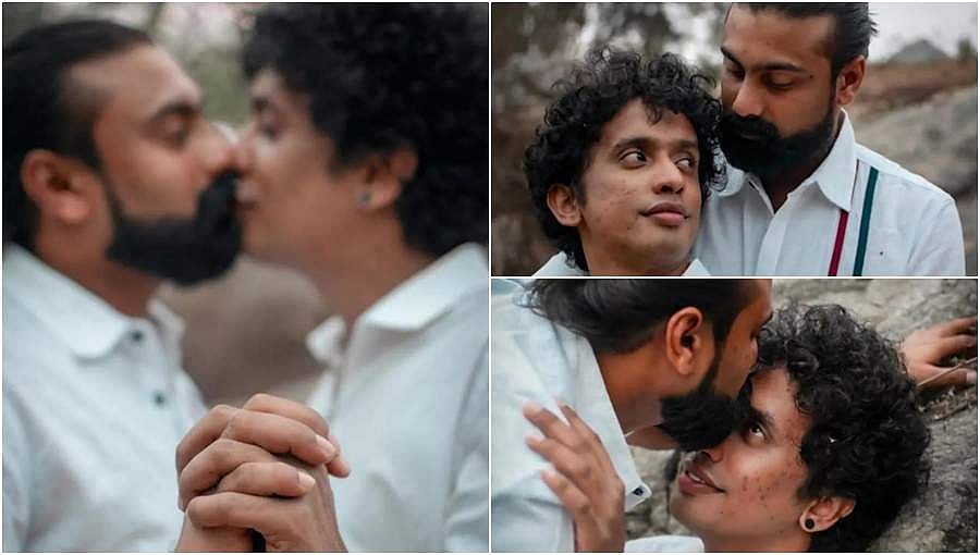 ಮಹಿಳಾ ಸಲಿಂಗಿಗಳಿಗೆ ಸೆಡ್ಡು: ಕೇರಳದ ಪುರುಷ ಸಲಿಂಗಿಗಳ ಪ್ರೀ ವೆಡ್ಡಿಂಗ್ ರೊಮ್ಯಾಂಟಿಕ್ ಫೋಟೋಗಳು ಭಾರೀ ವೈರಲ್!