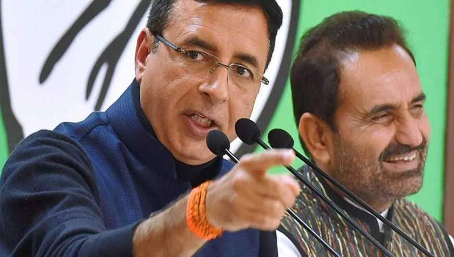 ಕಾಂಗ್ರೆಸ್ ಜೊತೆ ಮಾತುಕತೆ ಬೇಕು ಎಂದಾದರೆ, ಬಿಜೆಪಿ ಸಖ್ಯ ತೊರೆಯಬೇಕು: ರೆಬೆಲ್ ಶಾಸಕರಿಗೆ ಸುರ್ಜೆವಾಲಾ ವಾರ್ನಿಂಗ್!