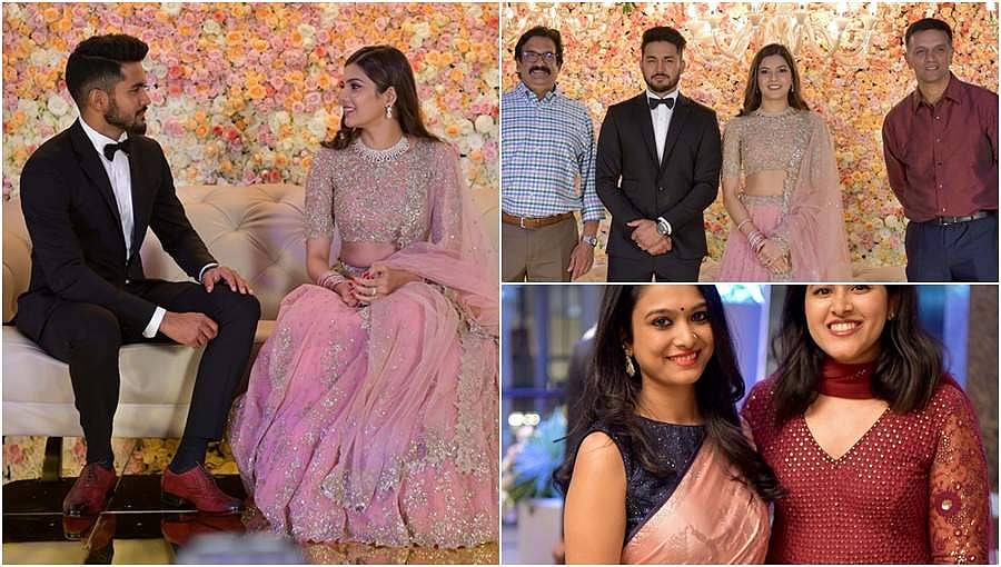 ಕ್ರಿಕೆಟಿಗ ಮನೀಶ್ ಪಾಂಡೆ-ನಟಿ ಆಶ್ರಿತಾ ಶೆಟ್ಟಿ ಅದ್ಧೂರಿ ಆರತಕ್ಷತೆ