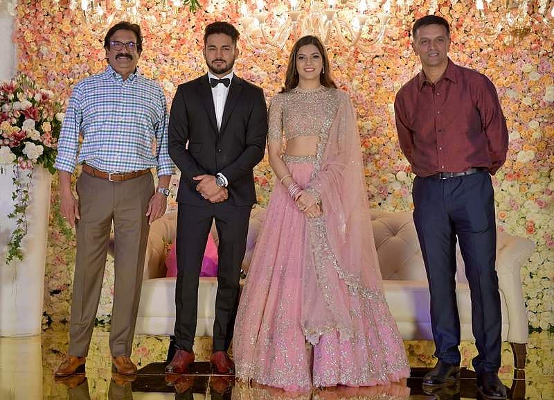 ಕ್ರಿಕೆಟಿಗ ಮನೀಶ್ ಪಾಂಡೆ ಮತ್ತು ನಟಿ ಅಶ್ರಿತಾ ಶೆಟ್ಟಿ ಅವರ ಮದುವೆ ಆರತಕ್ಷತೆ ಕಾರ್ಯಕ್ರಮ
