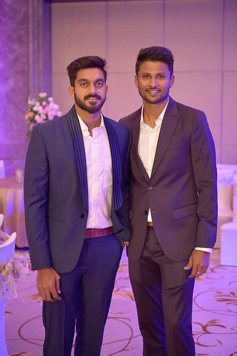 ಕ್ರಿಕೆಟಿಗ ಮನೀಶ್ ಪಾಂಡೆ ಮತ್ತು ನಟಿ ಅಶ್ರಿತಾ ಶೆಟ್ಟಿ ಅವರ ಮದುವೆ ಆರತಕ್ಷತೆ ಕಾರ್ಯಕ್ರಮ