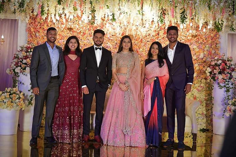 ಕ್ರಿಕೆಟಿಗ ಮನೀಶ್ ಪಾಂಡೆ ಮತ್ತು ನಟಿ ಅಶ್ರಿತಾ ಶೆಟ್ಟಿ ಅವರ ಮದುವೆ ಆರತಕ್ಷತೆ ಕಾರ್ಯಕ್ರಮ