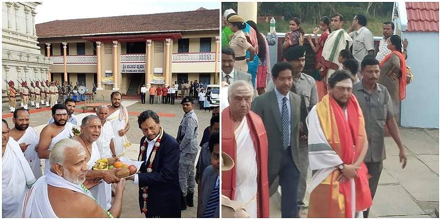 ಶೃಂಗೇರಿ ದೇವಾಲಯಕ್ಕೆ ಸಿಜೆಐ ಅರವಿಂದ್ ಬೋಬ್ಡೆ ಭೇಟಿ
