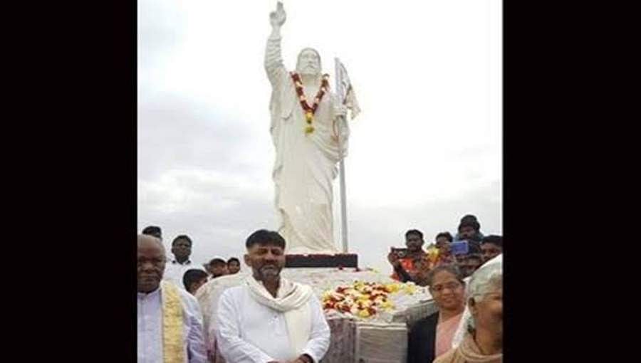 ಕನಕಪುರದಲ್ಲಿ ಯೇಸು ಪುತ್ಥಳಿ ನಿರ್ಮಾಣ: ತಮ್ಮ ವಿರುದ್ಧ ತಿರುಗಿಬಿದ್ದ ಬಿಜೆಪಿಗರಿಗೆ ಡಿಕೆಶಿ ಟಾಂಗ್