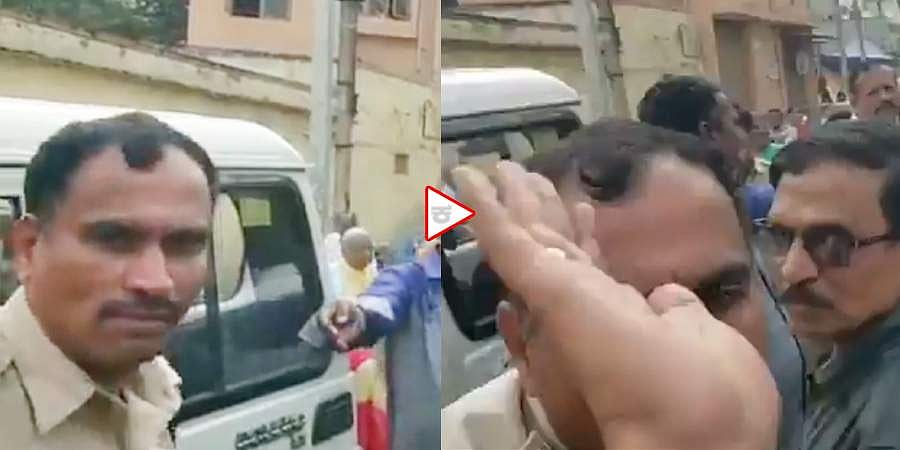 'ದಿ ನ್ಯೂ ಇಂಡಿಯನ್ ಎಕ್ಸ್ ಪ್ರೆಸ್' ವರದಿಗಾರನ ಮೇಲೆ ಪೊಲೀಸ್ ದಬ್ಬಾಳಿಕೆ!