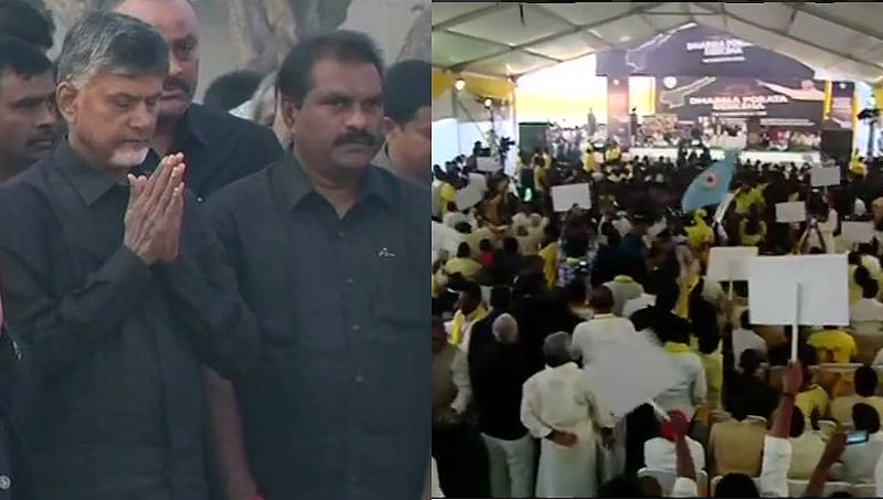 ಆಂಧ್ರಕ್ಕೆ ವಿಶೇಷ ಸ್ಥಾನಮಾನ: ದೆಹಲಿಯಲ್ಲಿ ಸಿಎಂ ನಾಯ್ಡು ಉಪವಾಸ ಸತ್ಯಾಗ್ರಹ